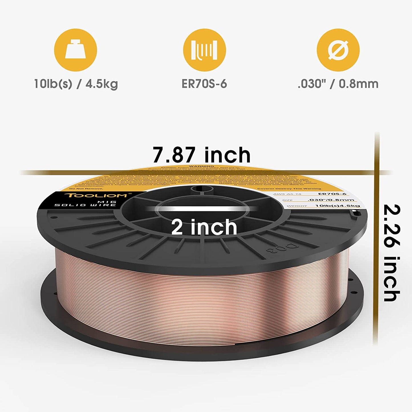 TOOLIOM ER70S-6 Mild Wire for TL-200M/TL-250M Pro