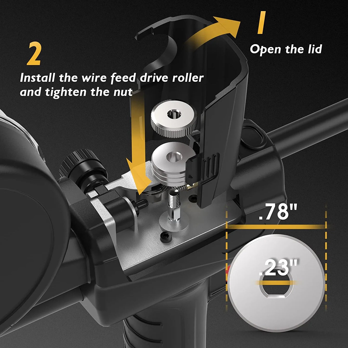 TOOLIOM Spool Gun 150A for TL-250M