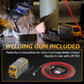 TOOLIOM 135A Stick Welder 110V MMA ARC Lift TIG Welding Machine LCD Display Portable