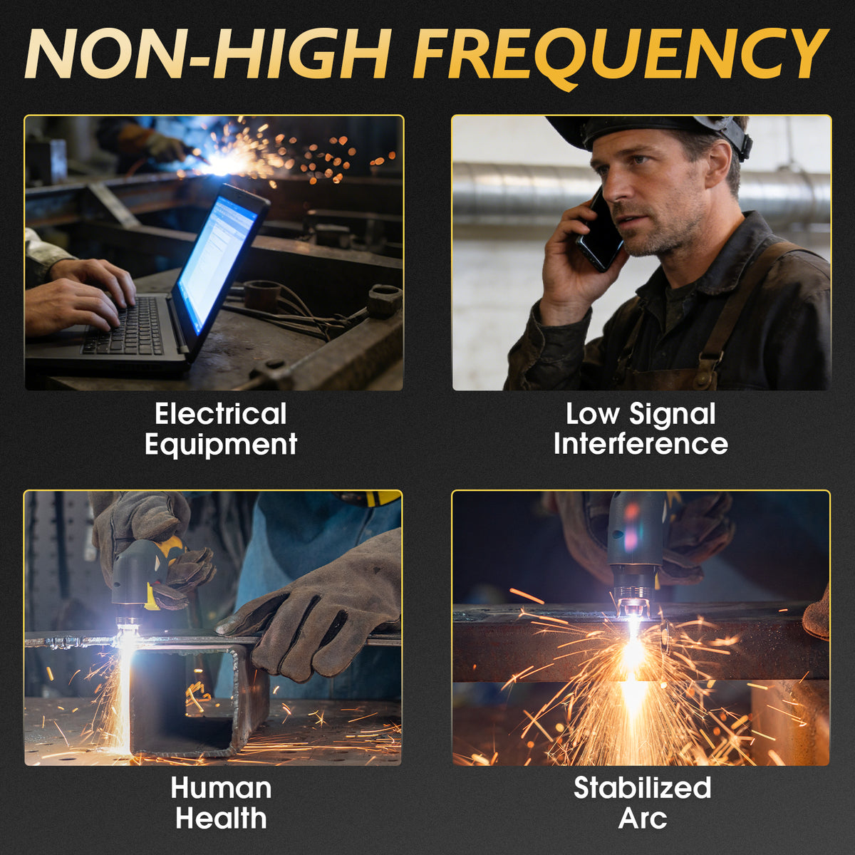 TOOLIOM TL-HJ-CUT-60-PRO-KIT 60A Non-Touch Pilot Arc Plasma Cutter, 110/220V Dual Voltage with Digital Display