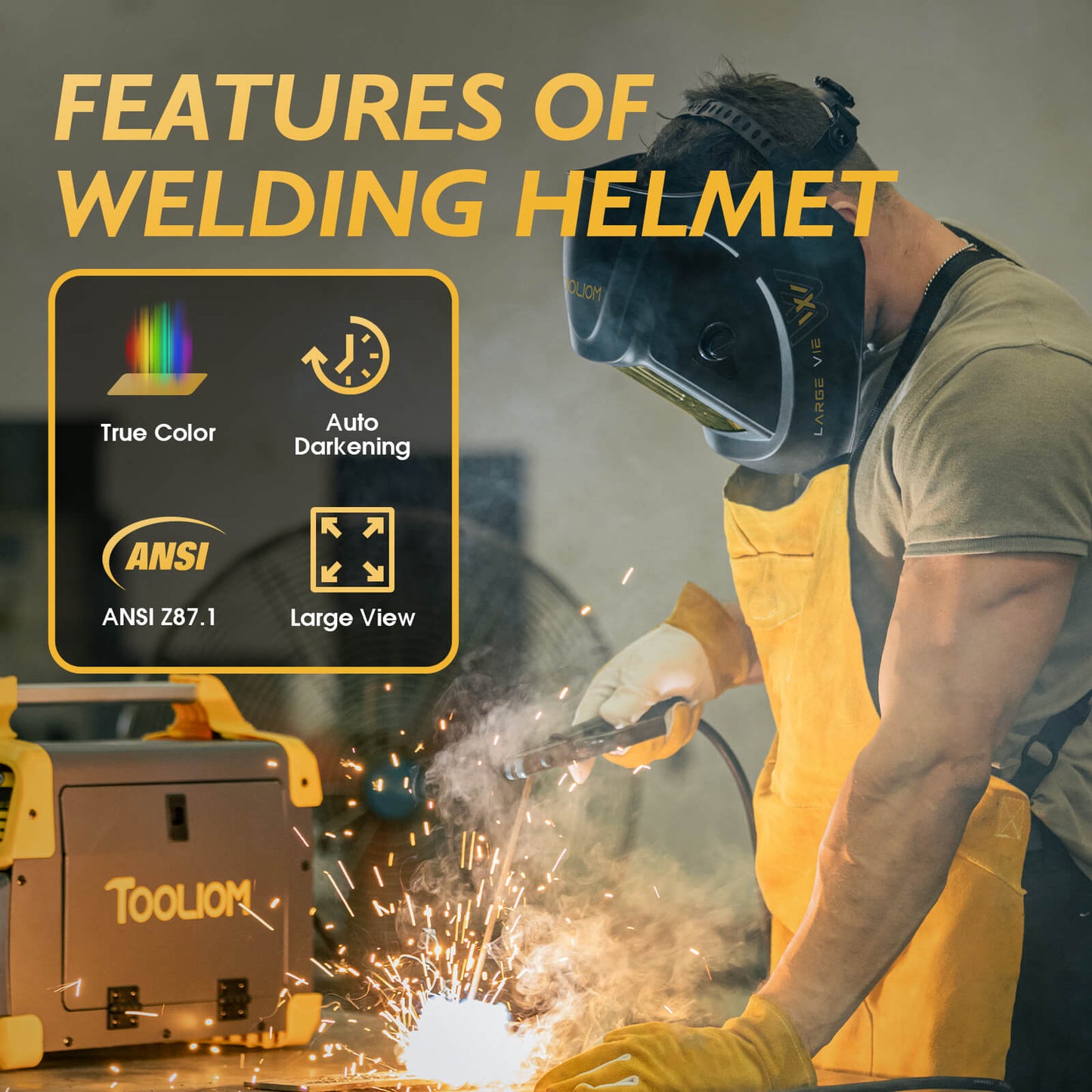 Auto Darkening Welding Helmet TL-M800D