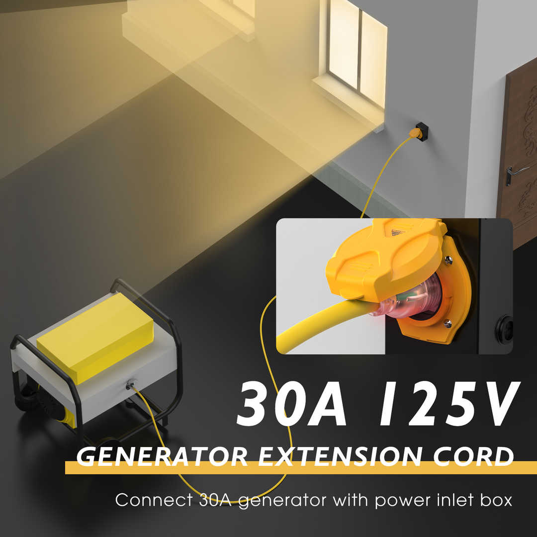 RV Generator Extension Power Cord