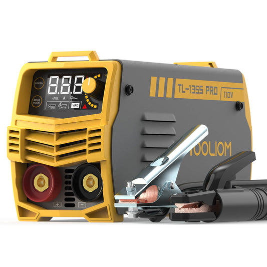 TOOLIOM 135A Stick Welder 110V MMA ARC Lift TIG Welding Machine LCD Display Portable