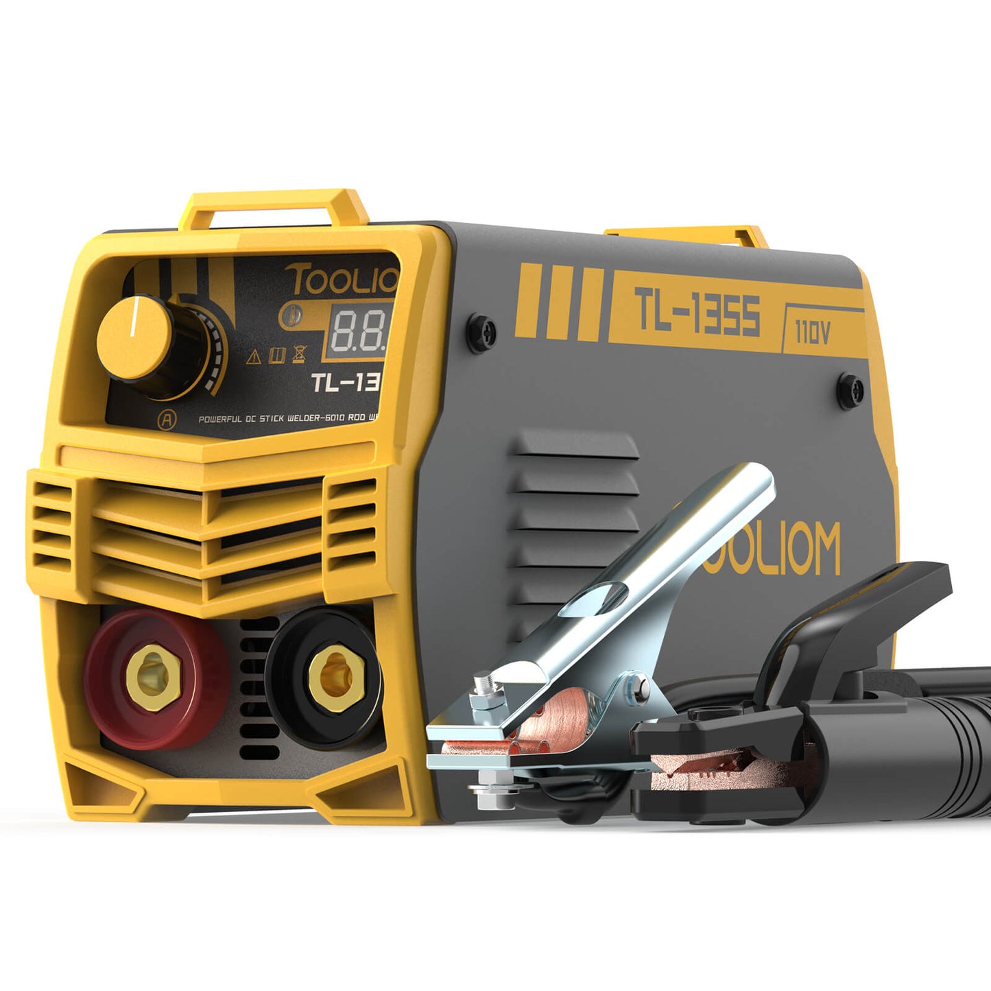 TOOLIOM 135A 110V Mini Stick Welder, DC Inverter ARC, Digital Display, Portable, 110V Only