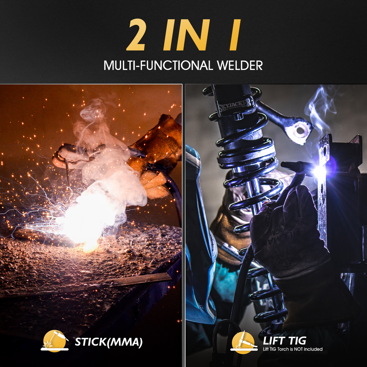 TL-135S 110V Mini Stick Welder, DC Inverter ARC, Digital Display, Portable, 110V Only