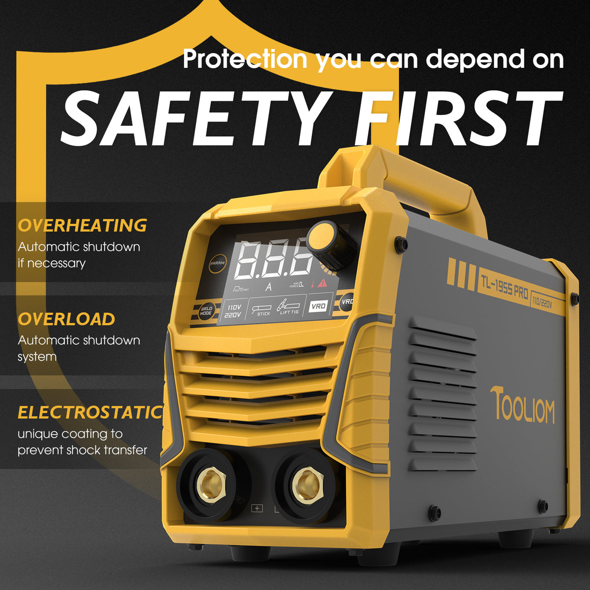 Stick Welder Machine 195A 110/220V Dual Voltage Stick Welder  TL-195S-PRO