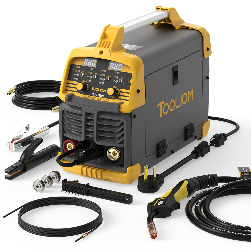 TOOLIOM 250M Aluminum Multi-Process Welder MIG/Lift TIG/Stick 3 in 1 ...