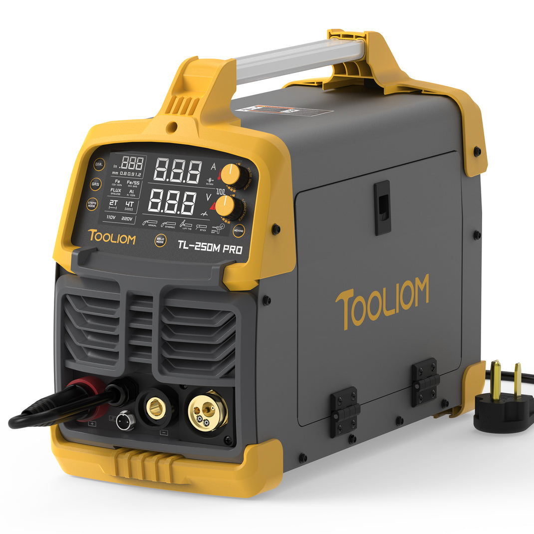 TOOLIOM TL-250M-PRO-NEW Aluminum Multi-Process Welder MIG/Lift TIG/Sti ...