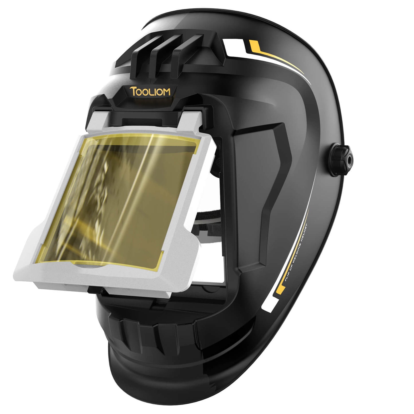 TOOLIOM Flip Front Welding Helmet Fixed Shade 10 Welding Mask with Flip-Up Lens for MIG TIG Stick Welding