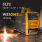 TOOLIOM TL-CUT-50-PRO 50A Plasma Cutter, 110/220V Dual Voltage IGBT Air Plasma Cutting Machine with Large LCD Display