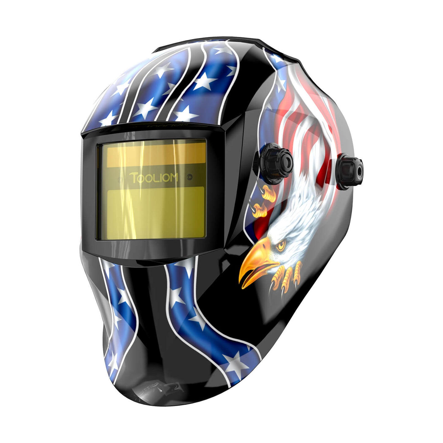 Auto-Darkening Welding Helmet – True Color Solar Powered Welder Hood with Grind Mode