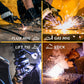 TOOLIOM 160A 4-in-1 MIG Welder 110V/220V Dual Voltage Gas MIG Flux Core Stick Lift TIG Welding Machine with LCD Display