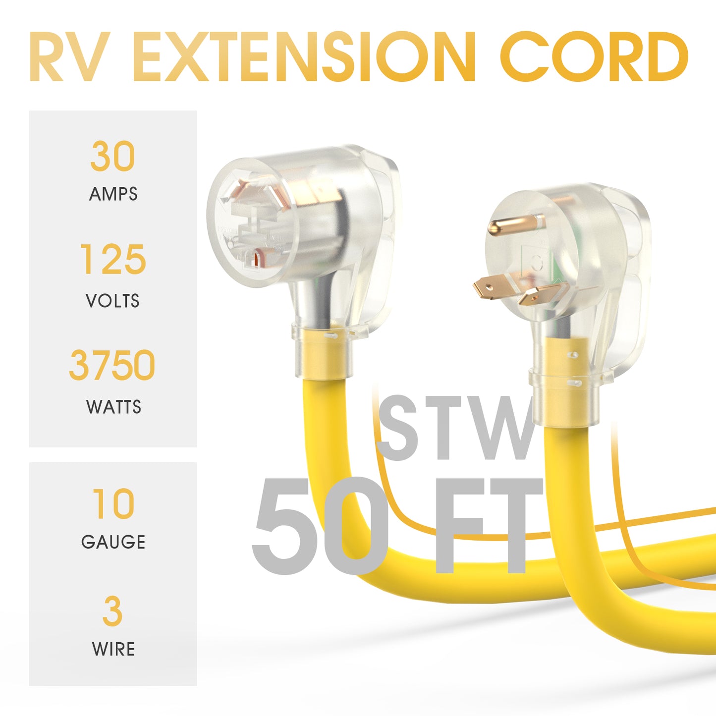 125/250V STW RV cord